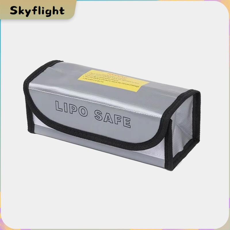 Fpv Drone Bag - 2025 ใหม่Lipoแบตเตอรี่ความปลอดภัยกระเป๋า 185x75x60 มม.มินิกันน้ําทนไฟป้องกันการระเบิดแบบพกพาสําหรับRC FPV Racing